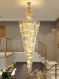 Crystal Falls Foyer Chandelier