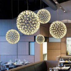 LED Globe Chandelier and Pendants