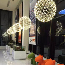 LED Globe Chandelier and Pendants