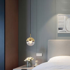 Colgantes de orbe diagonal