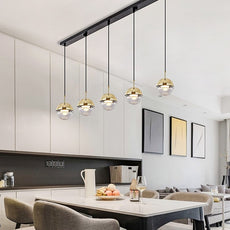 Colgantes de orbe diagonal