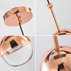 Colgantes de orbe diagonal