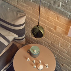 Colgantes de orbe diagonal