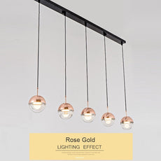 Colgantes de orbe diagonal