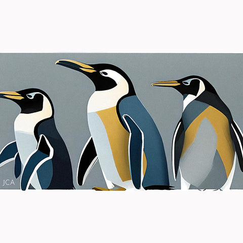 Penguin Culture No. 1 - Fine Art Giclee Print