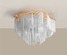 Art Deco Ceiling Semi Flush Mount Chandelier