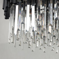 Black and Crystal Chandelier
