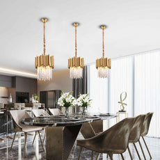 Compact Crystal Chandelier
