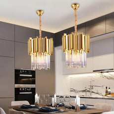 Compact Crystal Chandelier