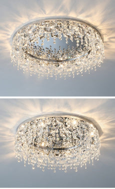 Crystal Icicles Ceiling Flush Mount