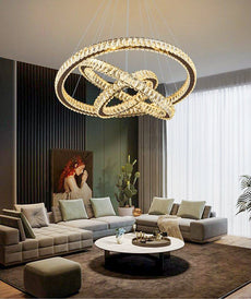 Crystal Knot Chandelier