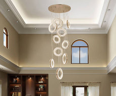 Crystal Circles Chandelier
