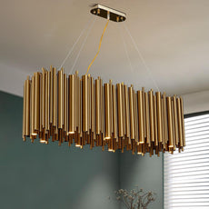 Tubes Chandelier Oval