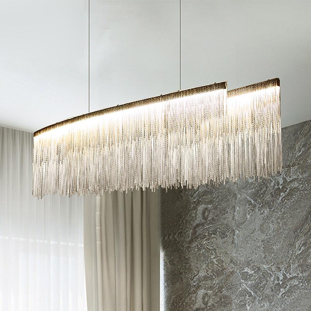 Linear String Light Chandelier | Jade Connor Design Store