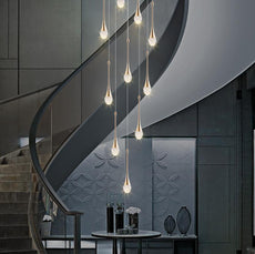 Spumante Crystal Chandelier and Pendants